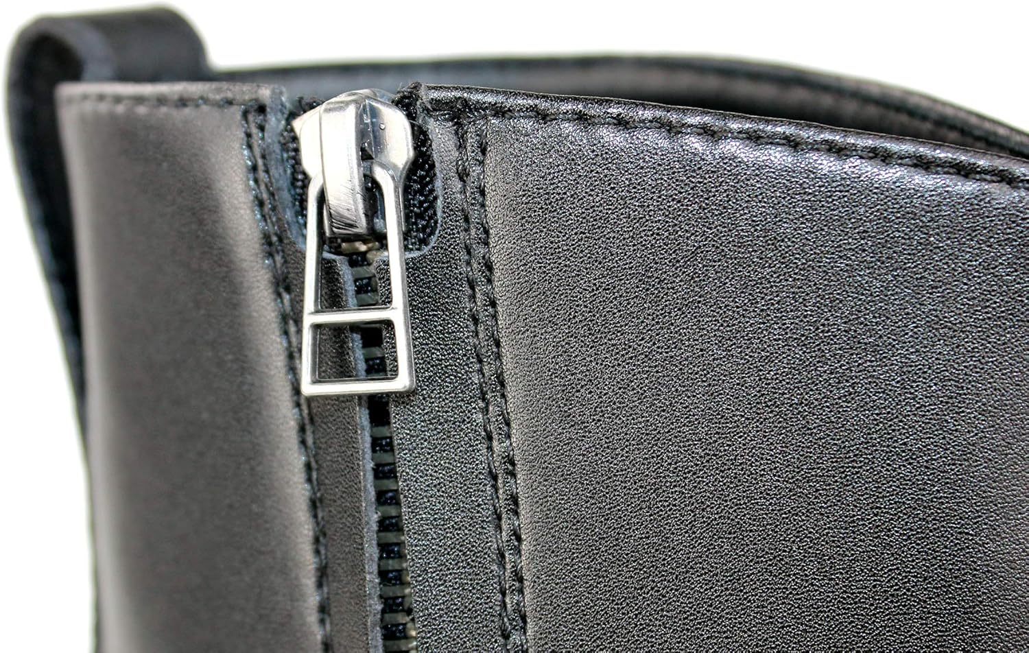 OSSTONE Men Chelsea Ankle Boots Leather Microfiber Chukka Designer Boots with Side Zipper Heel Dress Boots JY016 - Image 3