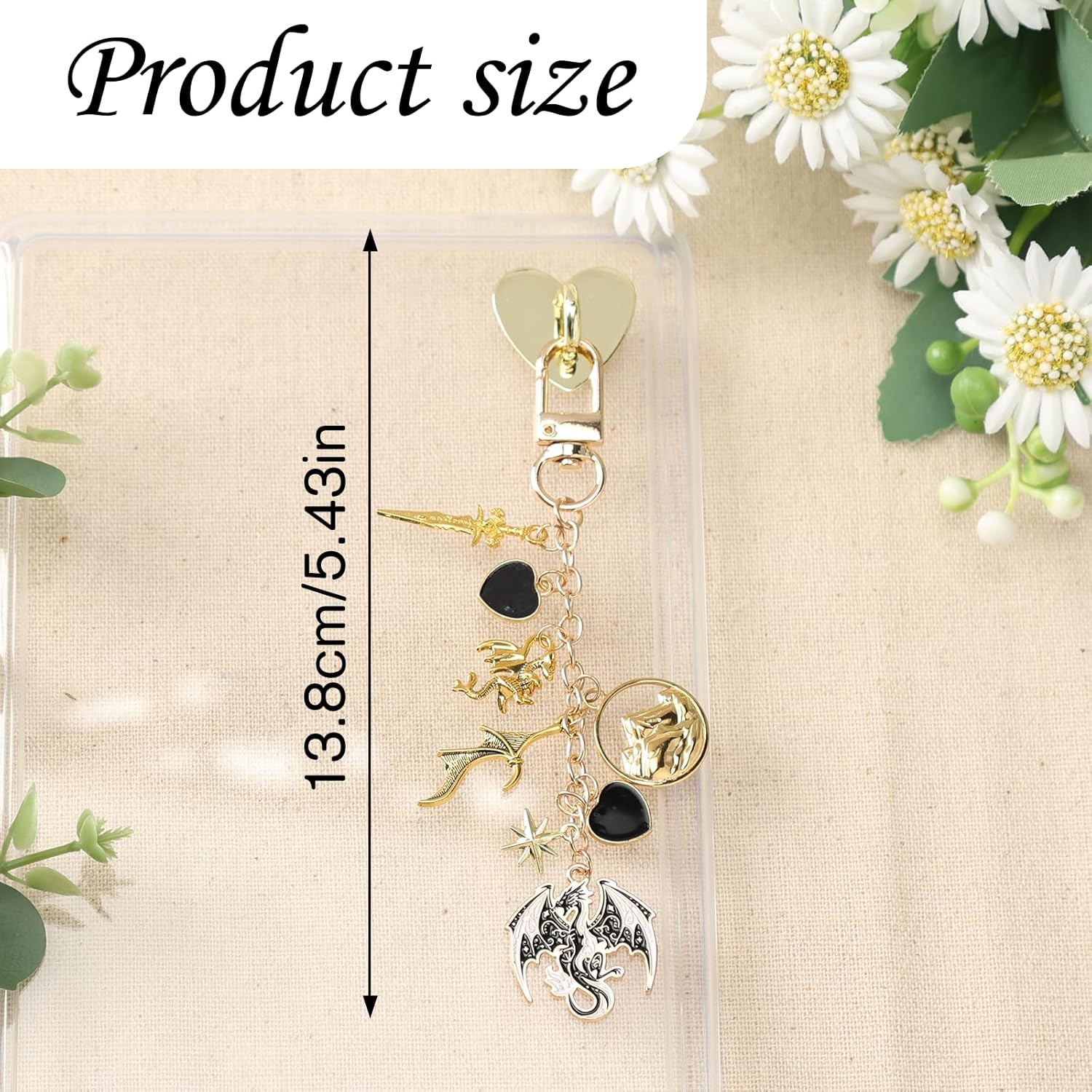 Fantasy Charm Chain for Kindle - Fantasy Chain Bracelet Strap Decorating Accessories, Gift for E-Reader Book Lover