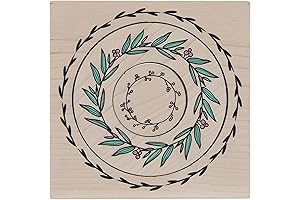 Momenta Nesting Wreaths Rubber Stamp