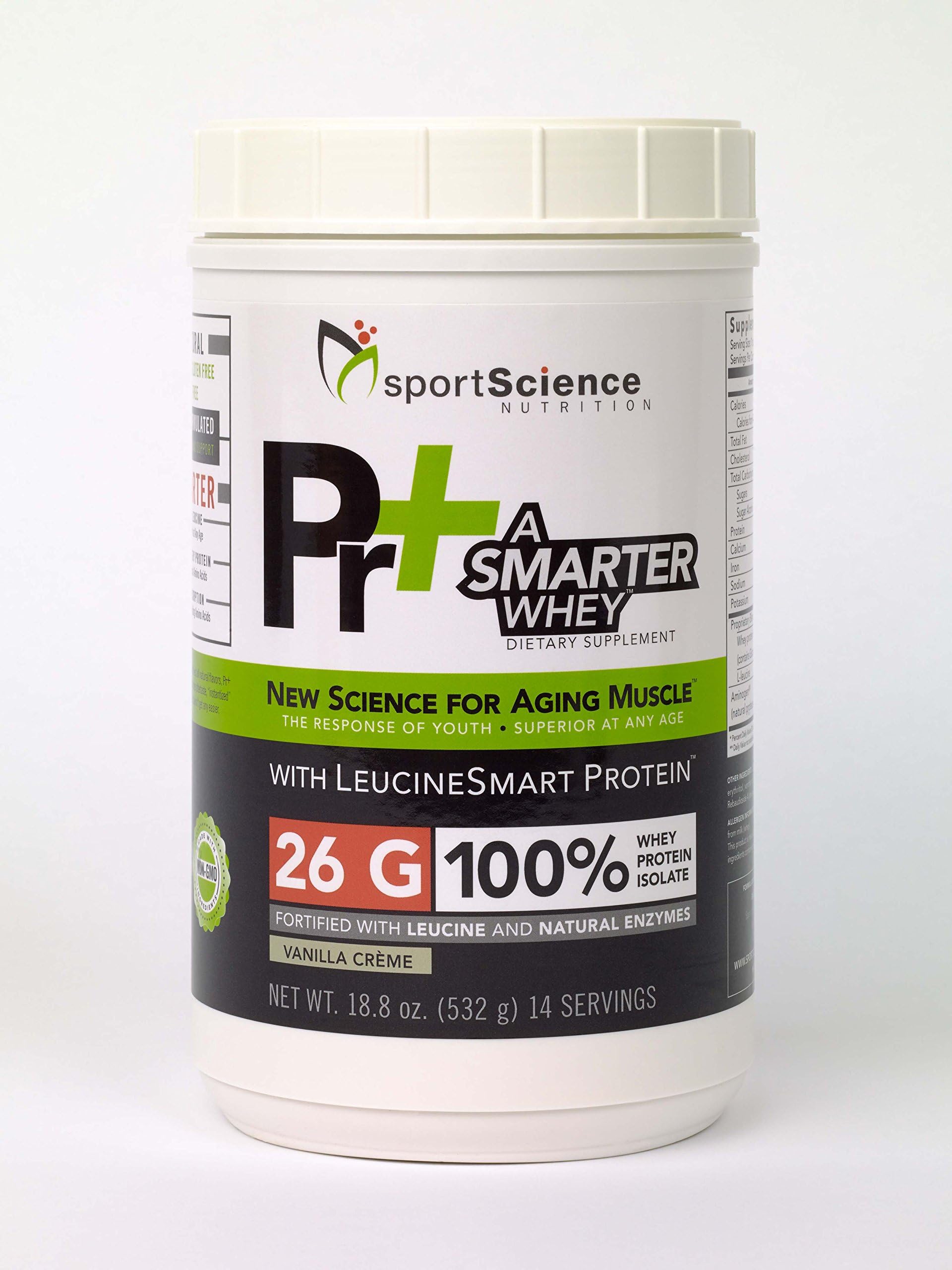 Pr+ A Smarter Whey, Vanilla Crème, 18.8 oz.
