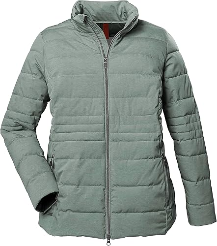 STOY STW 20 Wmn Qltd Jckt Chaqueta Acolchada-Tallas Grandes, Pistacho, 48 para M