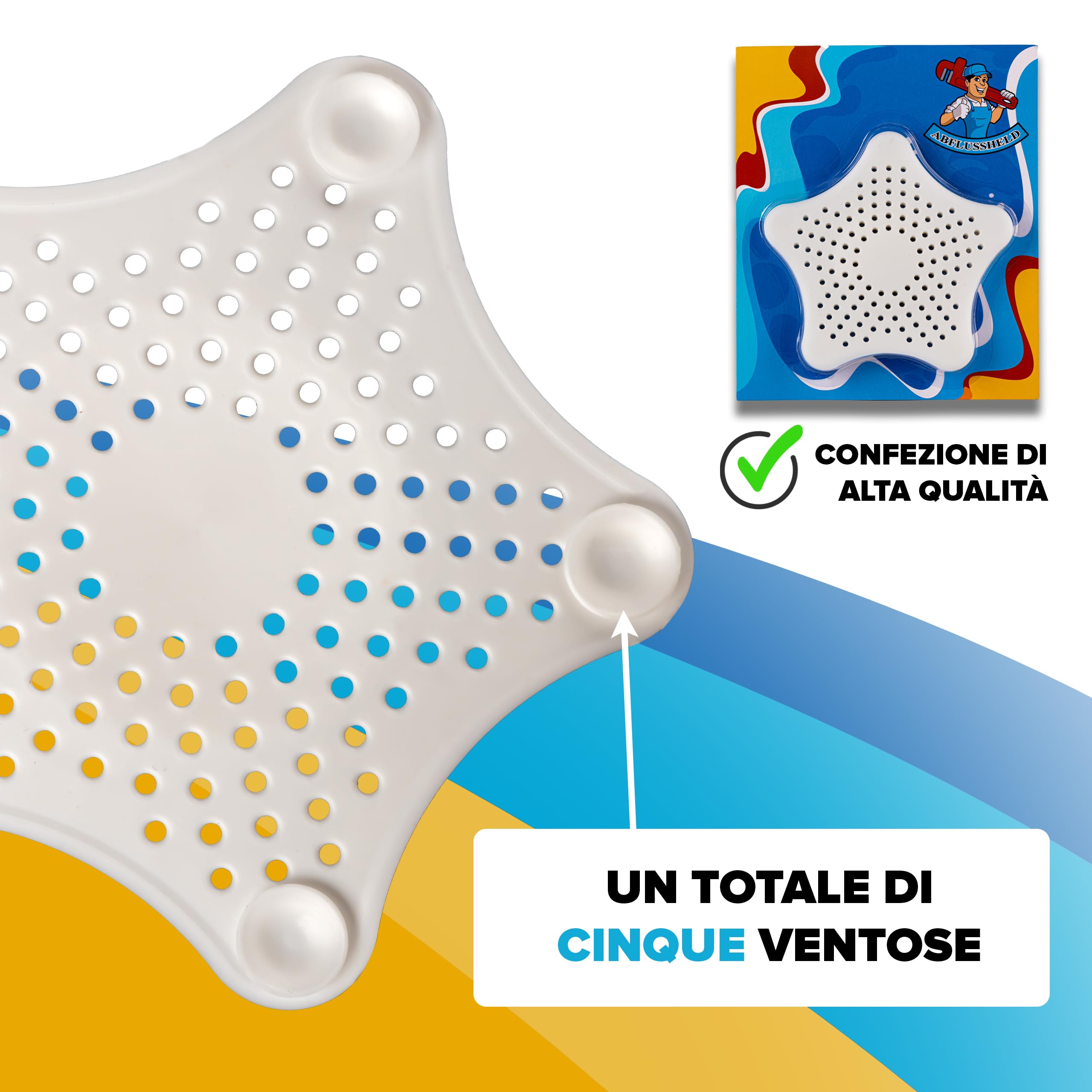 Raccogli-capelli In Silicone Per Scarico Doccia, Tappo Per Capelli Per Doccia Filtro Per Scarico Doccia Copri Scarico In Silicone Protezione Per Scarico Bagno 88239661