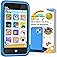 PAMOX Kids Toy Phones with Dual Camera, Learning Toys Phones Gifts for Kid 3-12 with 200+ Educational Puzzle Games, 4" Touchs