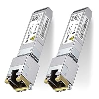 Vista 25 de Módulo ipoleX SFP+ a RJ45 de 10Gb, Soporta 1G/2.5G/5G/10GBase-T RJ45 Módulo SFP+, Compatible para Cisco SFP-10G-T, Ubiquiti UACC-CM-RJ45-MG