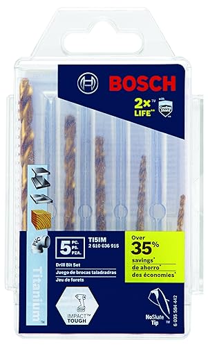 Miniatura 3 de 5 brocas de impacto Bosch de titanio y resistentes TI5IM