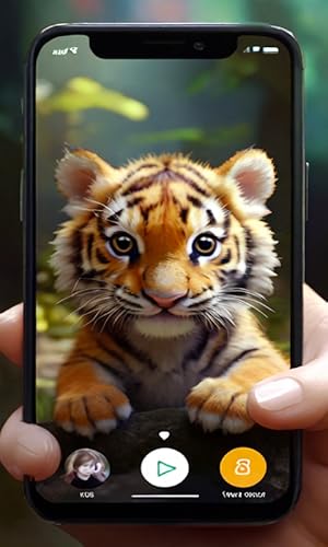 Fake Call Video Baby Tiger - Game For Kids - (NO ADS)