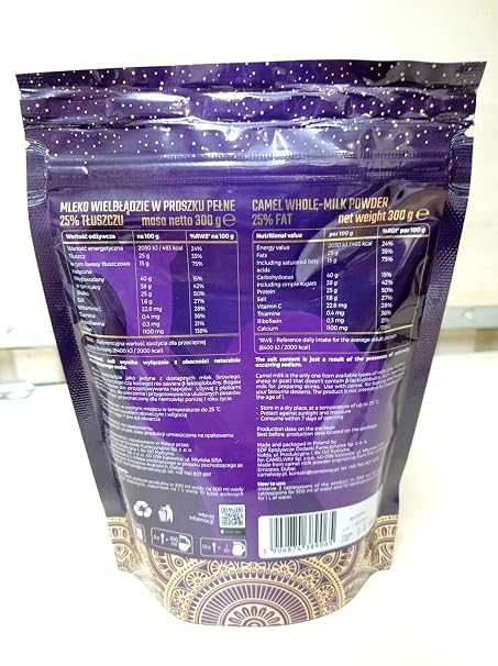 CAMELWAY Camel Milk Powder 300 g Natural Powder Shape Neutral 1 Bag 300 g