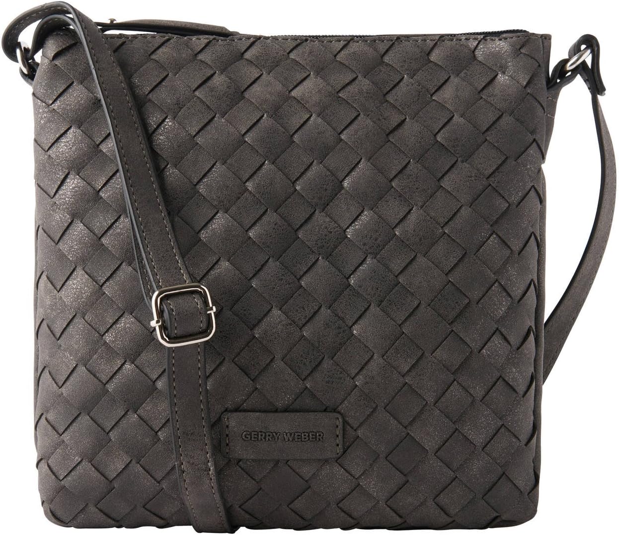 Gerry Weber 4080003757, shoulder bag Reason, metallic effect, dark gray