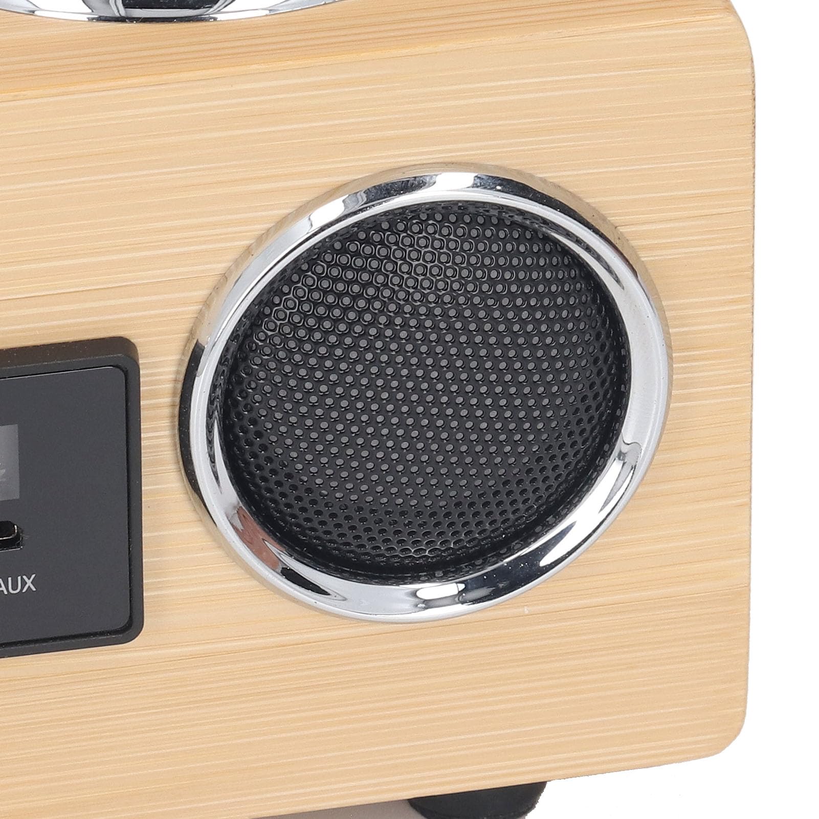 Bewinner Vintage Bluetooth 5.0 Głośnik z Radiem AM FM, Przenośnik Retro Wireless Portable, Sterowanie Pokrętłem, Dźwięk Premium 3W do Domu, Biura