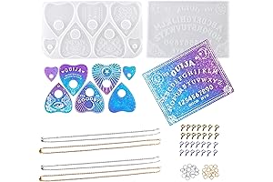 Casting Epoxy Resin Molds Set, 2PCS Ouijas Silicone Resin Molds for Crafts DIY