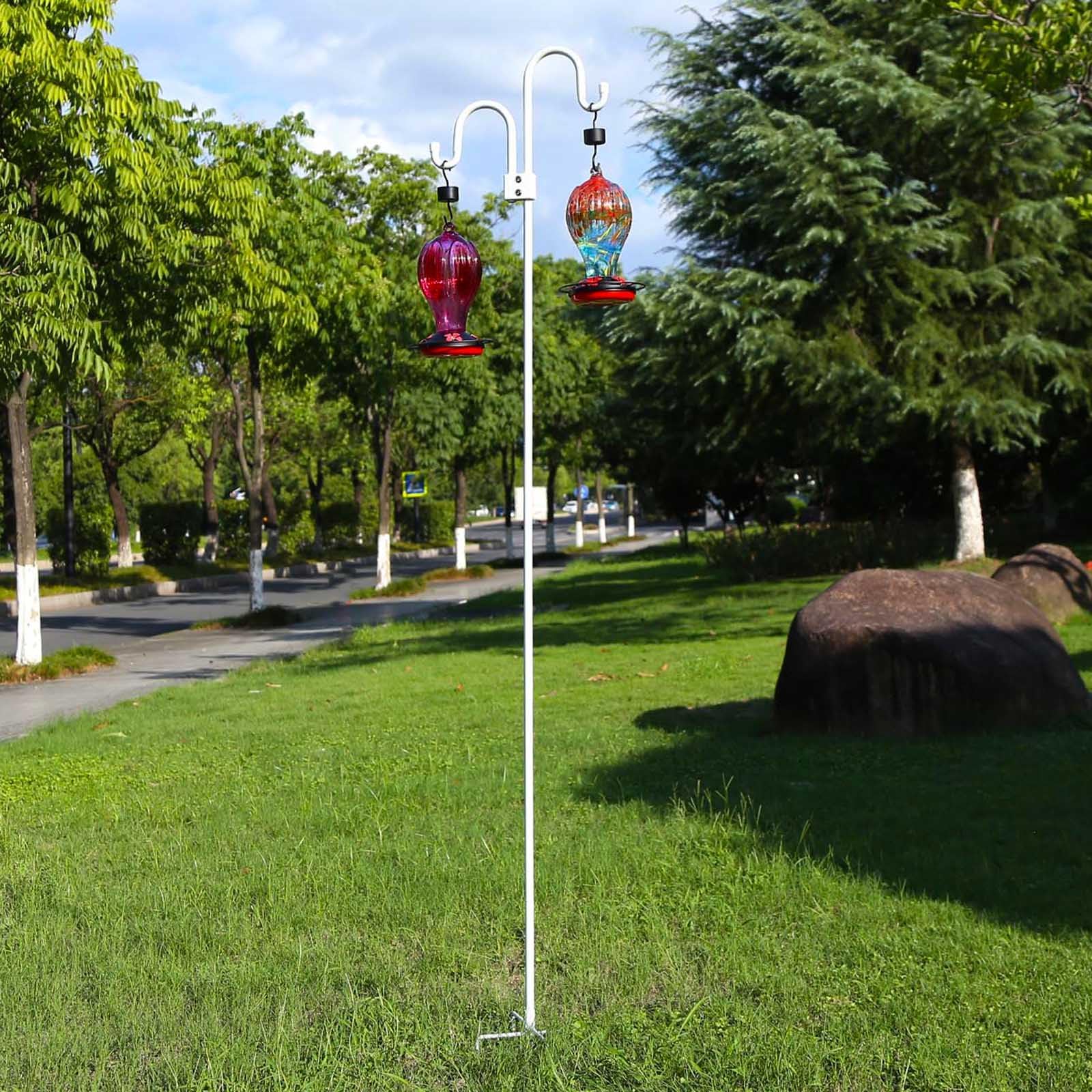 COCONUT White Shepherds Hook for Outdoor, 46 Inch