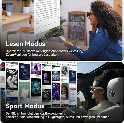 Miniatura 3 de Rokid AR Spatial Black- Max2 AR Glasses & Station2 Spatial Computer with 360" Micro-OLED 3-Screen Display, 120Hz OLED, 600 Nits, Multi-Tasking for