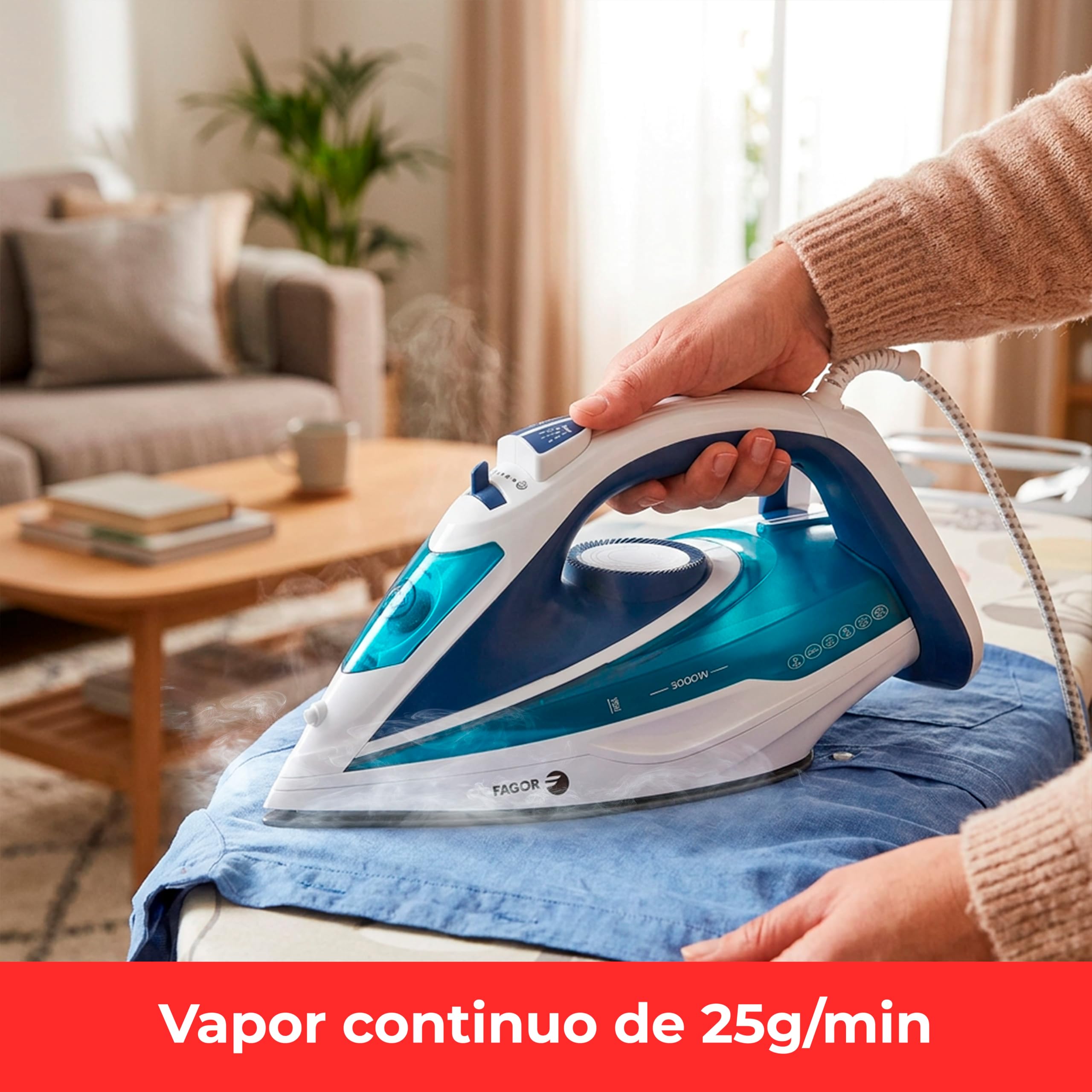 Plancha de Vapor comforta 3000 w