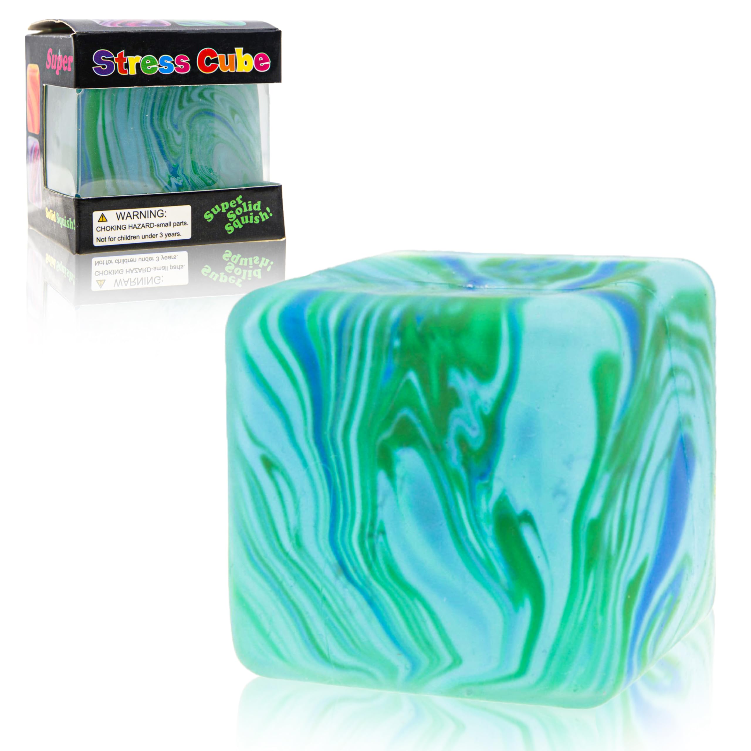 Stress Cube Fidget Toy, Squishy Stress Relief Toy, Fidget Squishy Toys ...