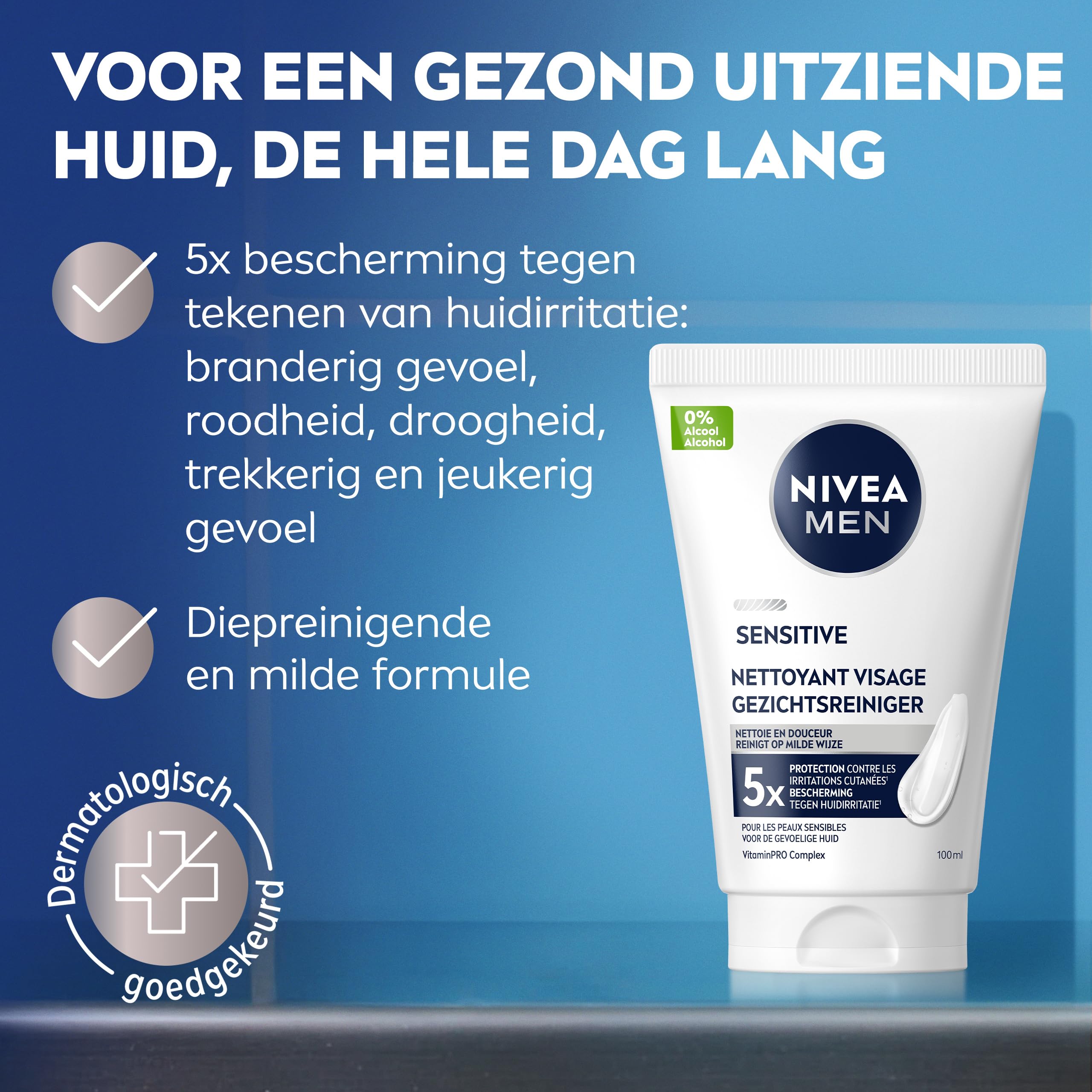 NIVEA MEN Sensitive Krem nawilżający do twarzy nawilżający skóra wrażliwa XXL100 ml