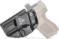 Vista 64 de CYA Supply Co. - Fundas IWB de fibra de carbono listas para ópticas - Múltiples ajustes - Compañía de veteranos - Hecho en EE. UU