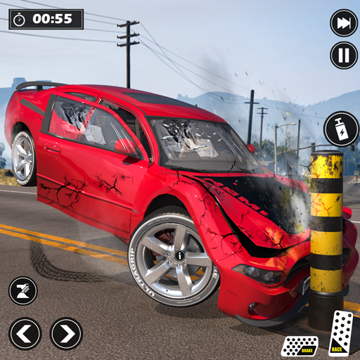Echtes Autounfall-Zerstörungssimulatorspiel