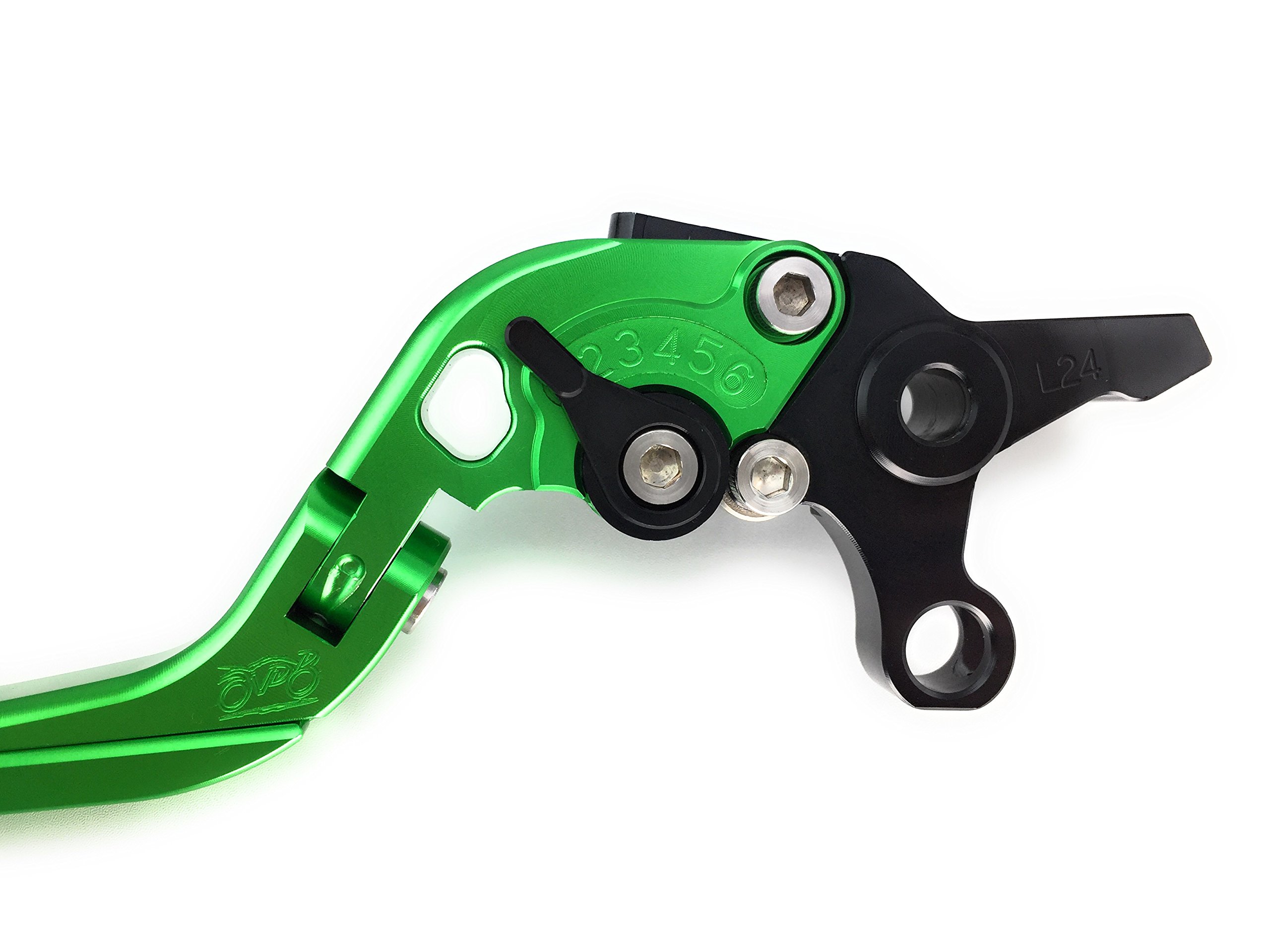 avdb-moto Coppia di leve regolabili e pieghevoli CNC Compatibile con Kawasaki Z750 2007 – 2013, Z800, Z800E 2013 2014 2015 2016
