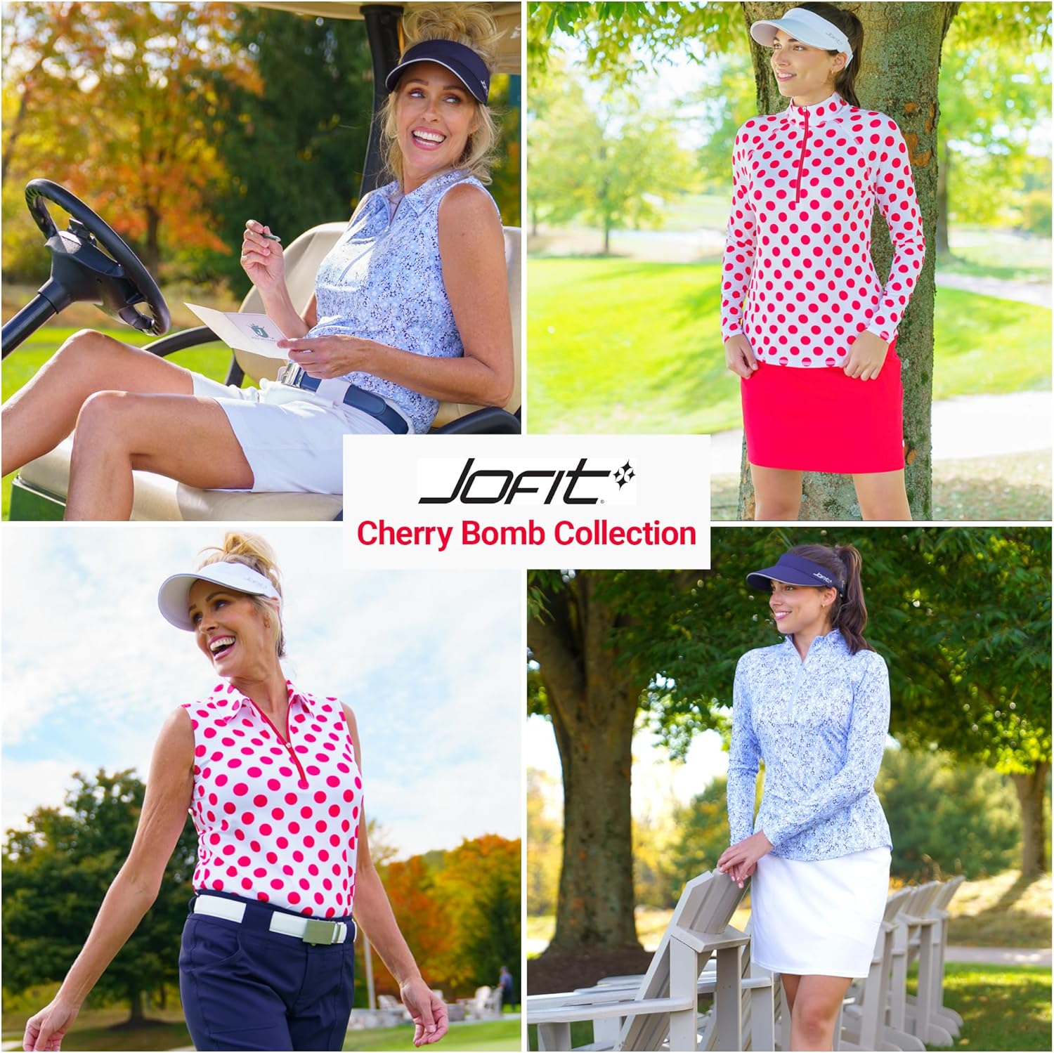 Jofit Apparel Women's Mina Mid Rise Skort, Quick Dry Athletic Wear for Golf, Tennis, & More, Breathable Outdoor Activewear