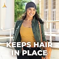 Vista 7 de Gorro para correr o forro para casco máxima retención térmica y absorción de la humedad. Se ajusta debajo de cascos.