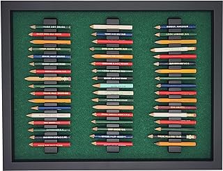 18hills Premium Wood Golf Pencil Case Holder Display - Holds 51 Pencils - Perfect Golf Gift