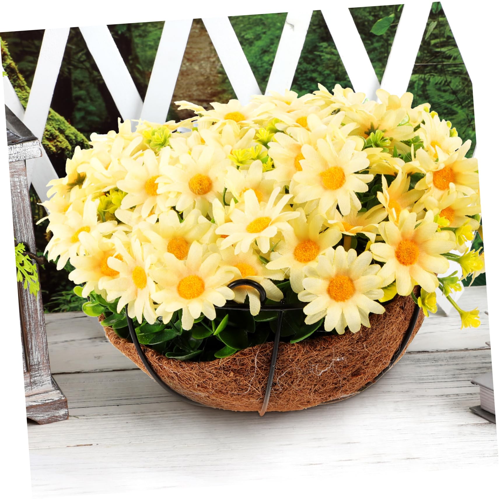 BESTOYARD Panier Suspendu Cocon De avec Doublure pour Fleurs Jardinière pour Balcon Et Jardin Idéale pour Plantes Intérieur Et Extérieur