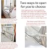 Baby Bedside Sleeper,120x50cm,Portable Crib,cosleeper for baby in bed,co sleeper bassinet attach to bed,baby bedside crib,One-key flip up the fence,baby bed with rails,Crib Stationary,bed in bed ( Col