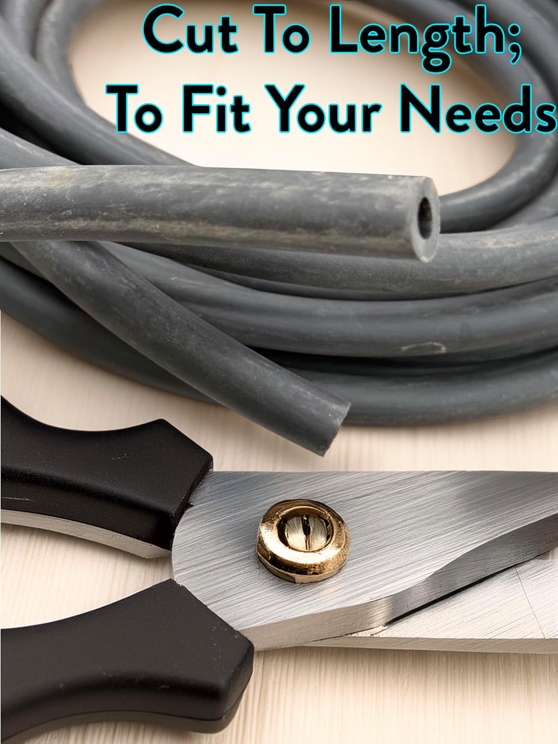 PondScape Quick Sink Weighted Rubber Airline Tubing – Self-Sinking Thick-Wall Pond Aeration Hose, Flexible, Cold Weather Rated – 1/2" or 3/8″ x 100′ – Non-Cracking Rubber for Pond & Water Features