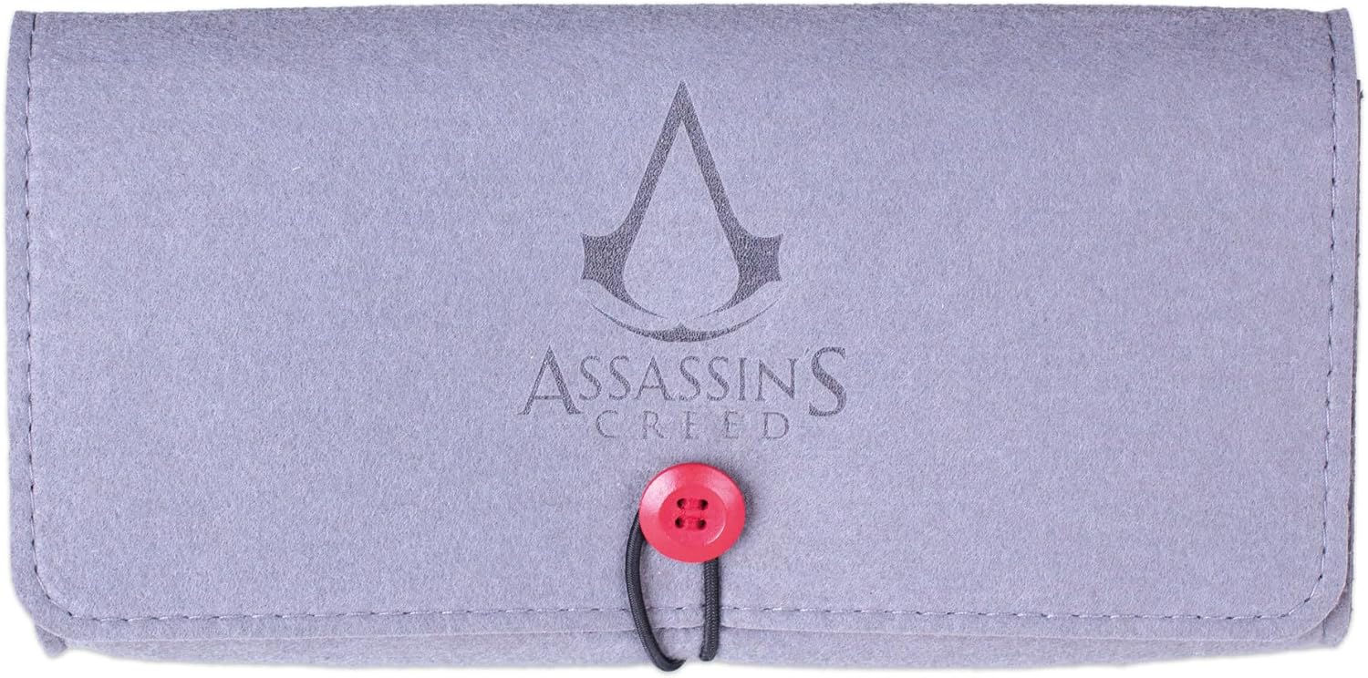 Freaks And Geeks Assassin's Creed - Felt case for - Nintendo Switch & Switch OLED, Black,red, felt