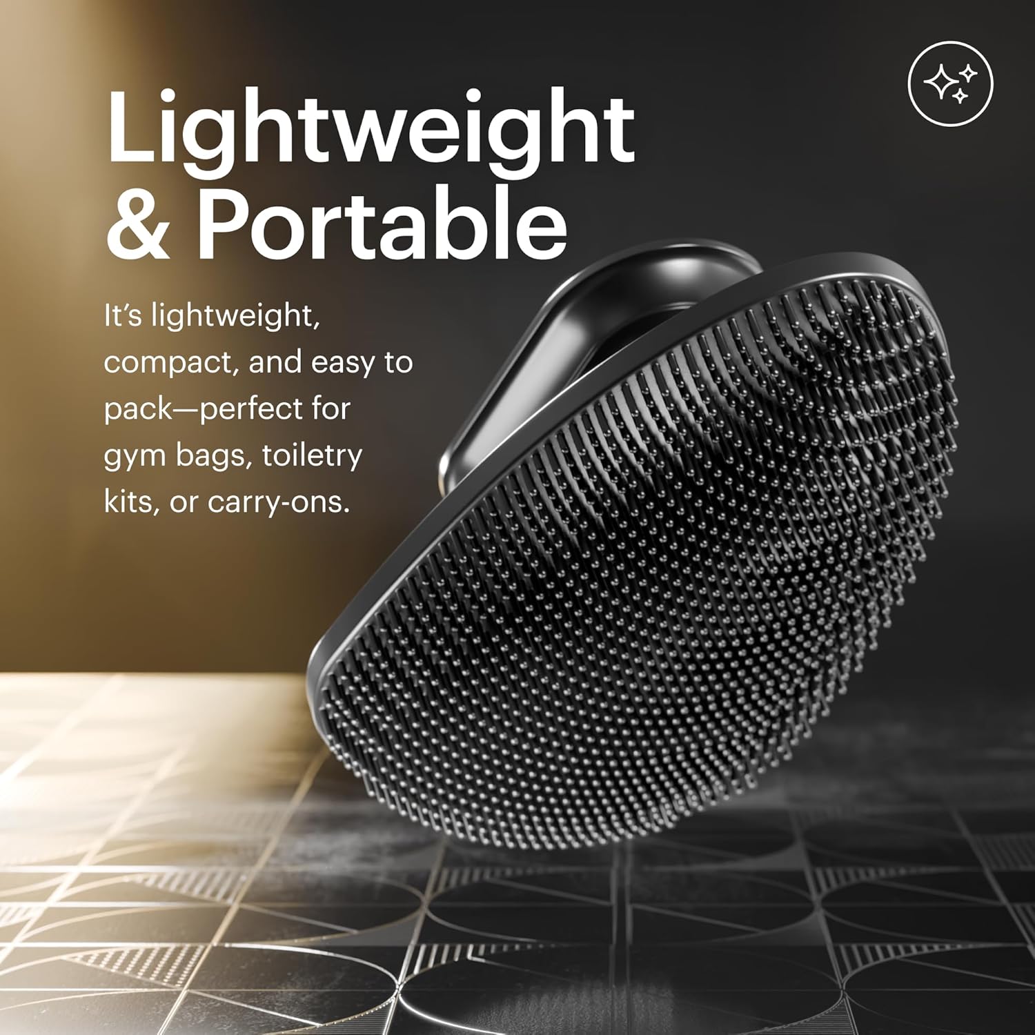 MANSCAPED® The Face Buffer - Men's Silicone Face Scrubber for Nourishing, Deep Cleaning & Exfoliating Your Skin, No-Slip Suction Cup Handle, Gentle Face Massage, 1-Pack - Image 3