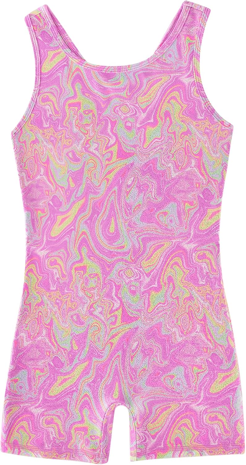 Stelle Gymnastics Leotards for Girls Sleeveless Biketard Dance Leotard Tumbling Outfits