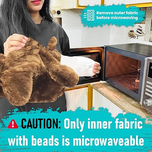 Miniatura 3 de Almohadilla de regazo con peso para niños, 5 libras. Manta sensorial con peso de animales de peluche para niños pequeños, niños y adultos con