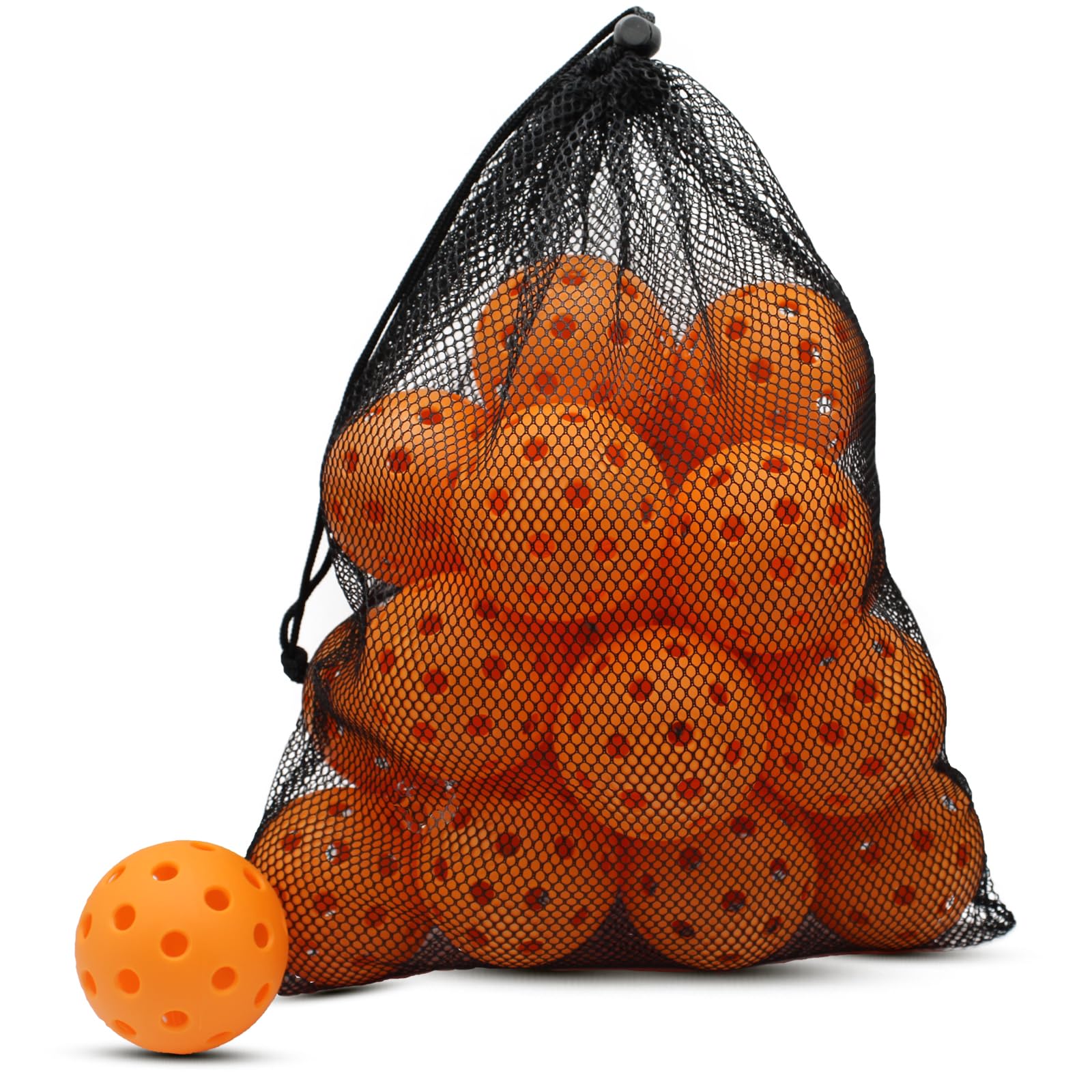 Magicorange Pickleball Balls,USAPA Approved 40 Holes Outdoor Pickleballs