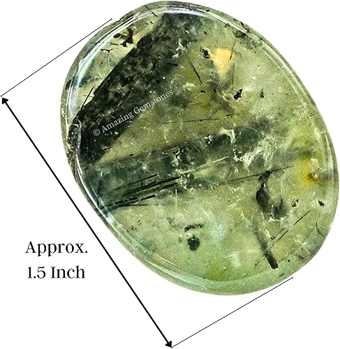 Vista 480 de Cristales de piedra de preocupación de cuarzo rosa y piedras curativas, piedras de preocupación para regalos de alivio del estrés, cristal de piedra