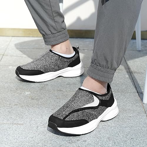Miniatura 2 de Ortho+rest Zapatos para diabéticos para hombre, pies hinchados, para caminar, para caminar, con soporte para el arco, zapatillas ortopédicas