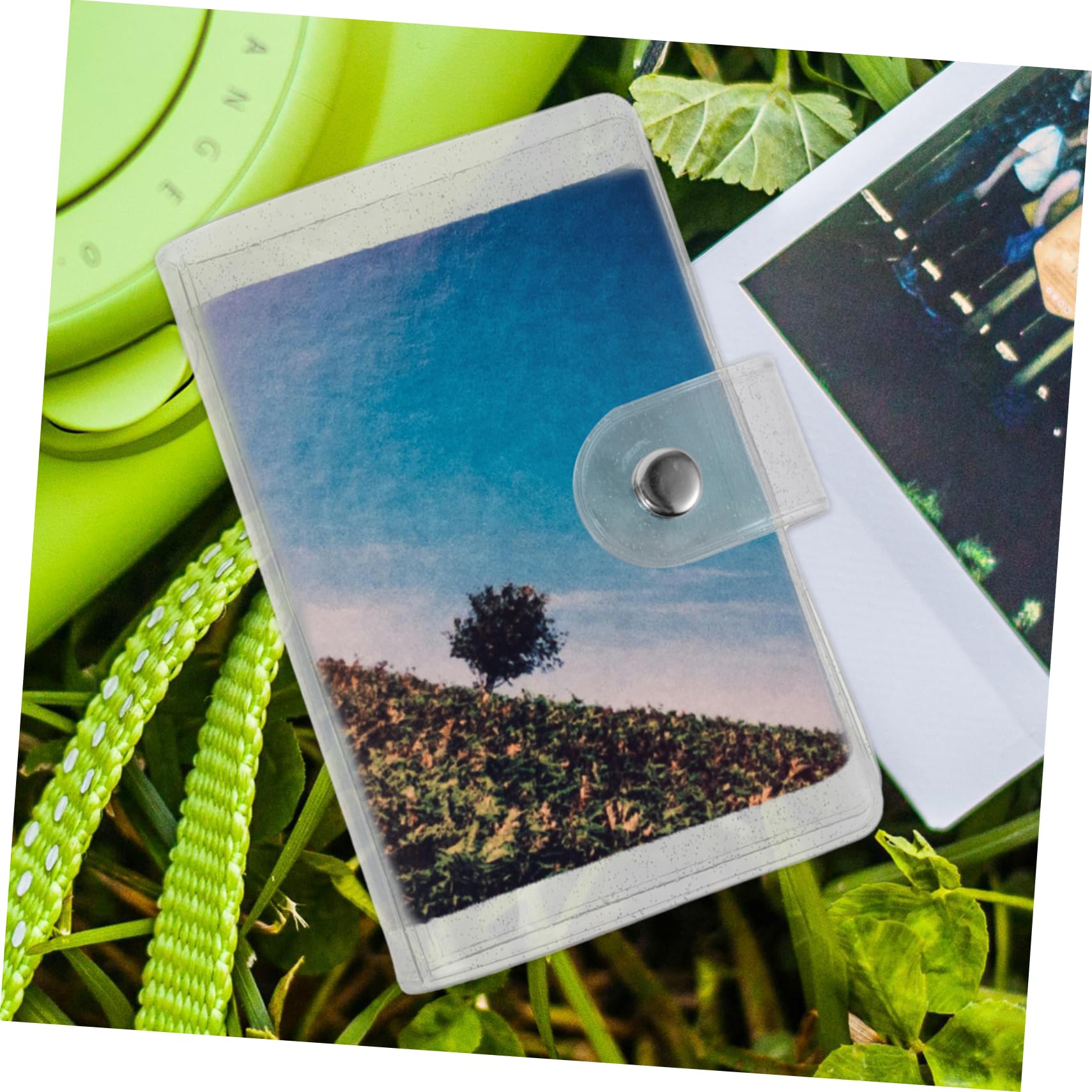 Operitacx Mini Album 3-Inch Photo Card Holder Book Compact Travel Organizer for Business Cards Small Photos Storage - Image 4