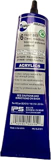 SCIGRIP 16 10315 Acrylic Cement, Low-VOC, Medium Bodied, 5 Ounce Tube, Clear