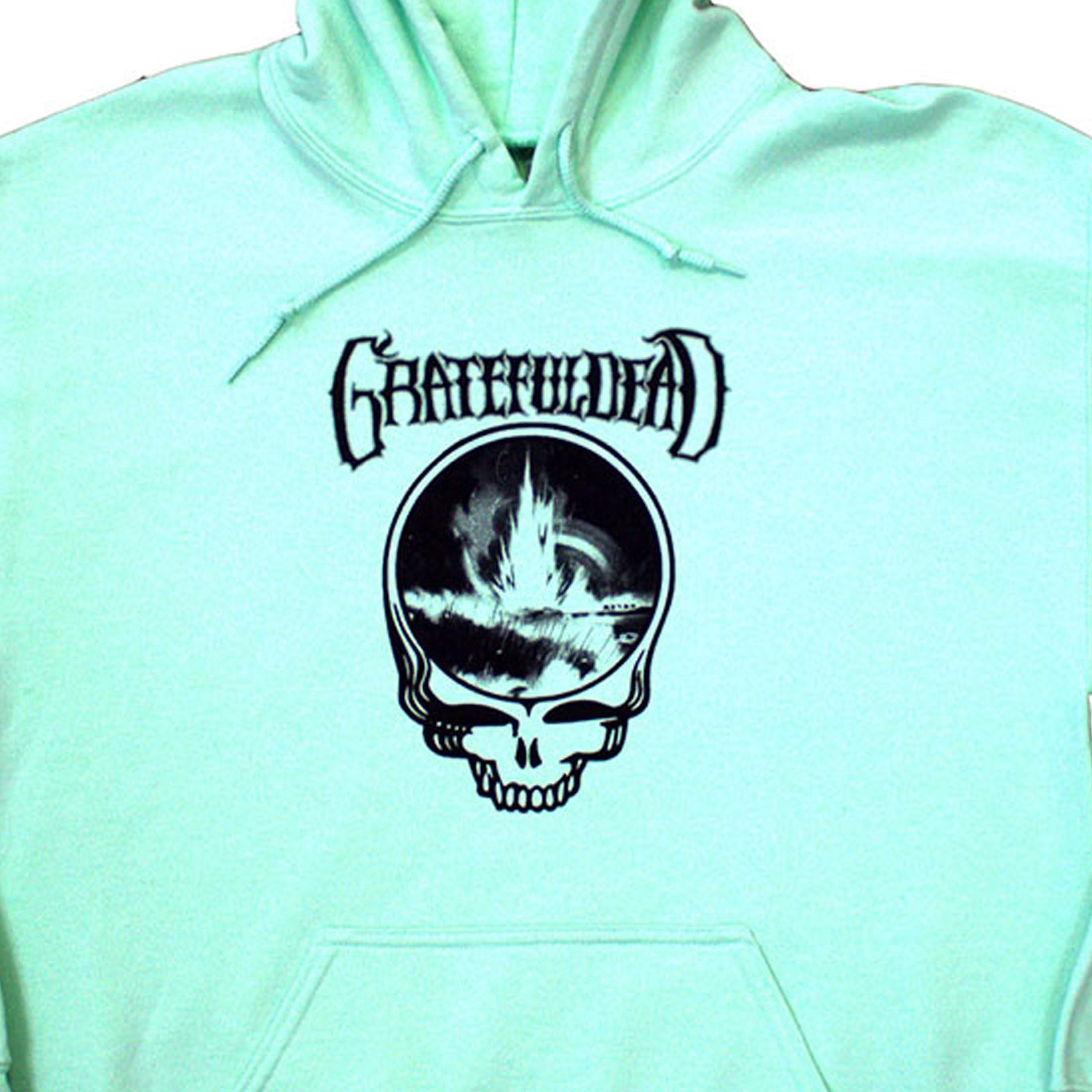 Rock Off officially licensed products Męska bluza z kapturem Grateful Dead Old Faithful zielona