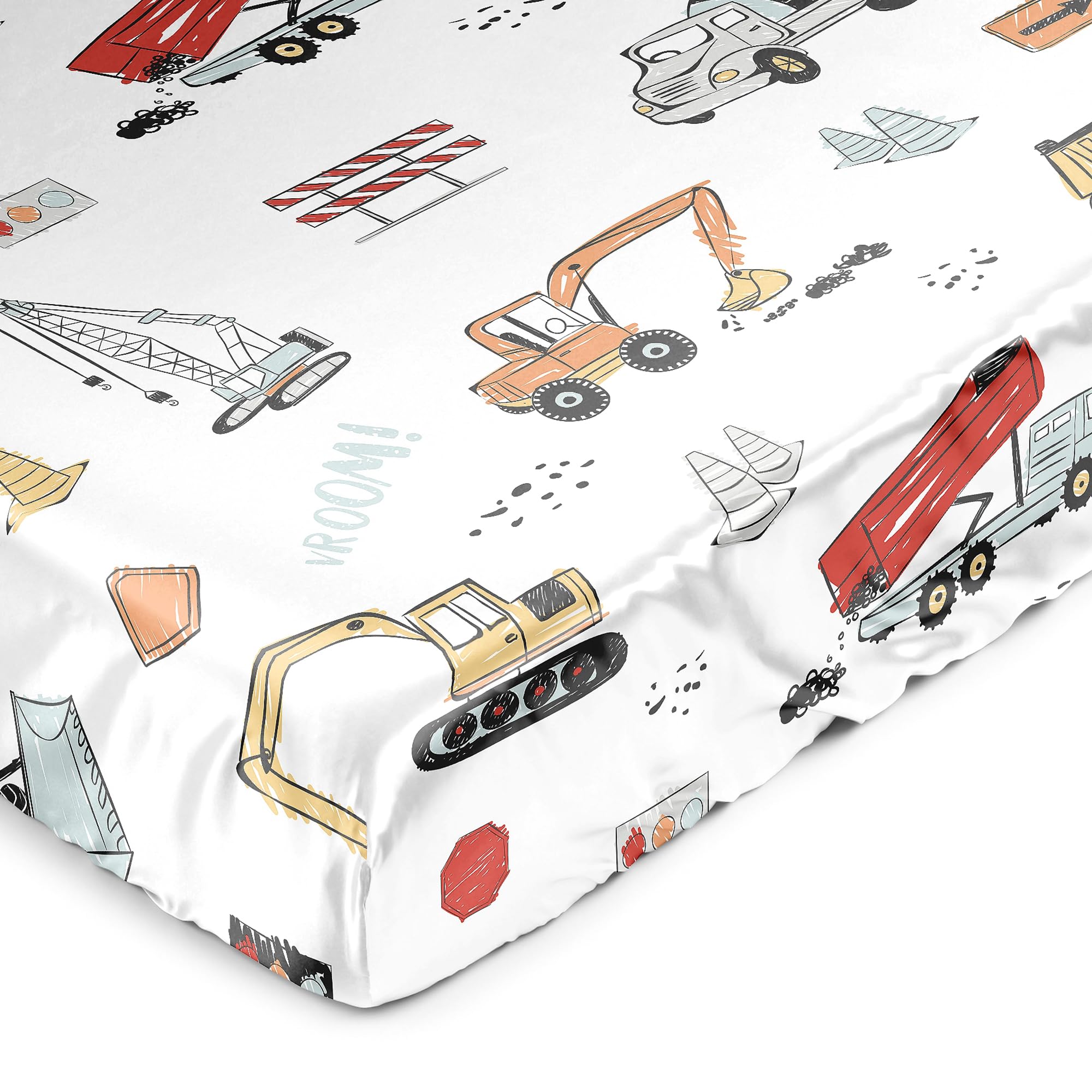 Sweet Jojo Designs Babybett Spannbetttuch – Fußball-Motiv, Aus Weicher Mikrofaser, Für Standard-Matratzen