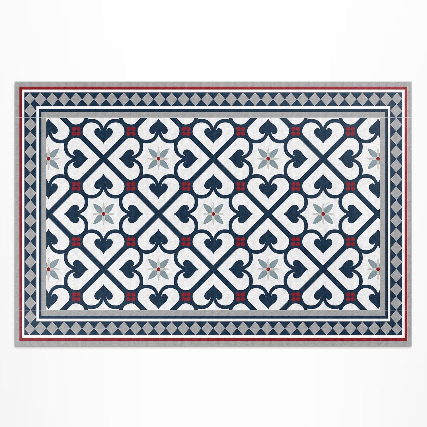 Tapis d'extérieur en PVC durable de qualité supérieure style diamant