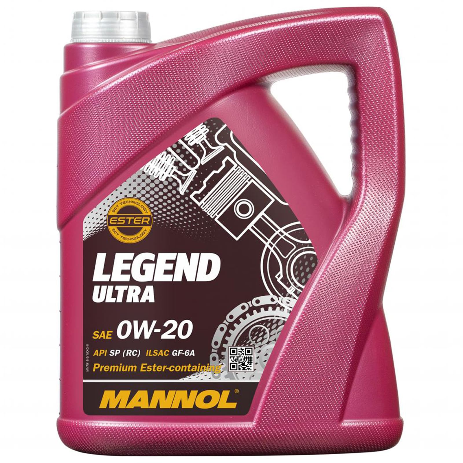 3x 5L Mannol Legend Ultra 0W-20 Motoröl passend für API SP (RC) ILSAC GF-6A