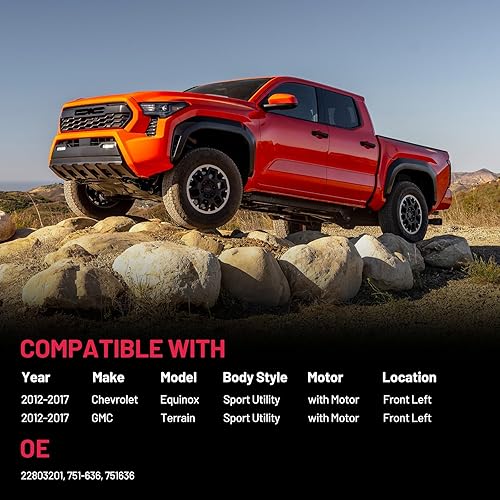 Vista 125 de BDFHYK 741-645 Elevalunas eléctrico con motor para automóvil delantero derecho del pasajero para Chevy Silverado, Tahoe, Suburban, Avalanche