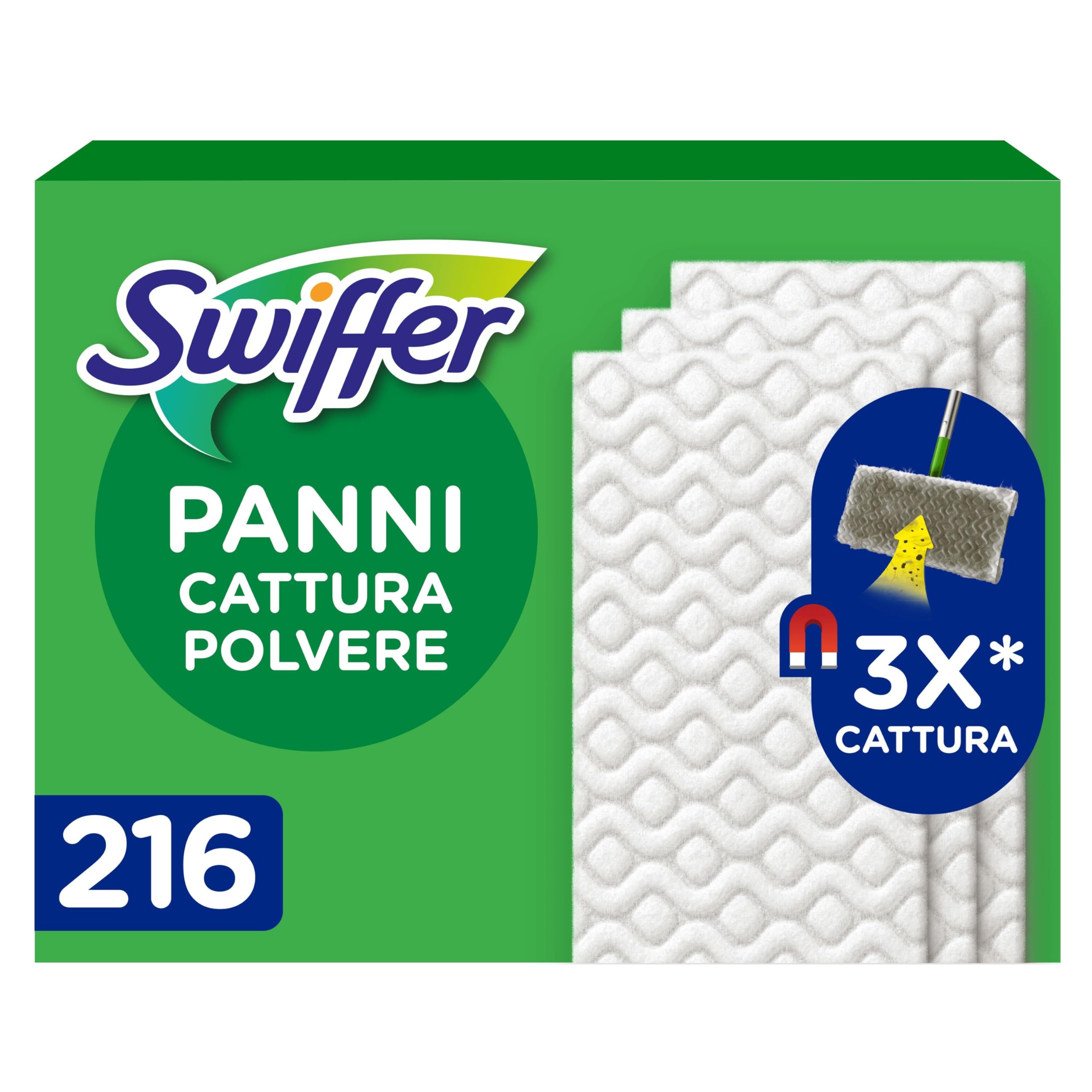 Swiffer Ricariche Catturapolvere Scopa, 6x36 Pezzi. | Per catturare i intrappolare la polvere
