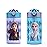 Zak Designs Disney Frozen 2 Kids Water Bottle with Spout Cover and Carrying Loop, Durable Plastic, Leak-Proof Water Bottle Design for Travel (16 oz, 2-Pack, Non-BPA, Elsa & Anna)