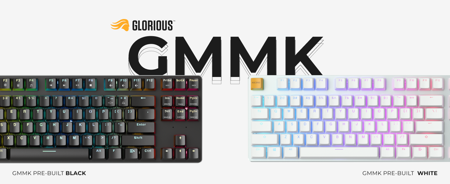 Amazon | Glorious グロリアス GMMK1 ゲーミング キーボード 白 60