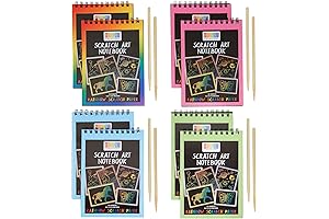 Bright Creations Scratch Art Paper Pad for Kids