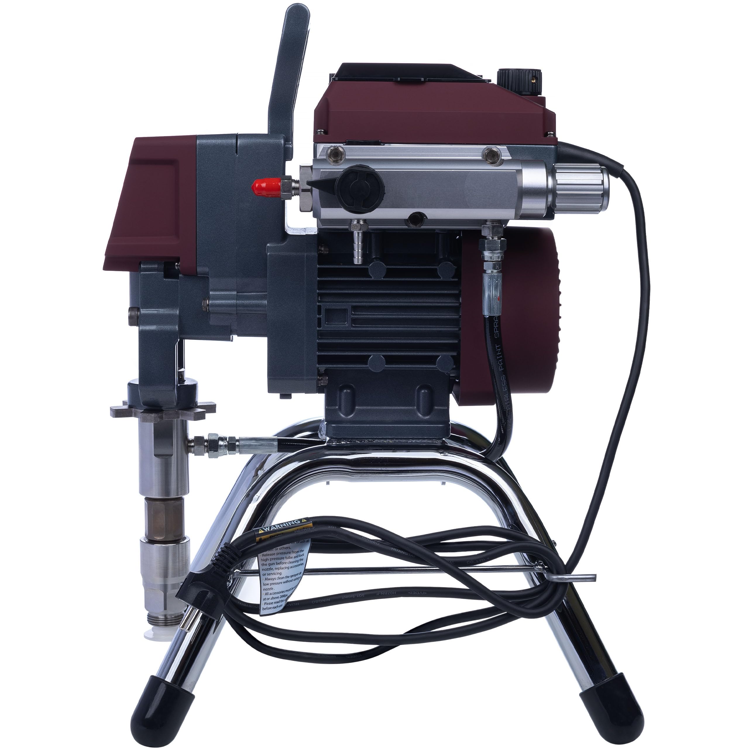 Zenthril Charlie HyperElite - Airless stacja lakiernicza 2500W, 25MPa, 3,5 l/min, dysza 0,031" | Bezszczotkowy silnik, ekran LCD, Voice Assist | Do farb wewnętrznych/zewnętrznych