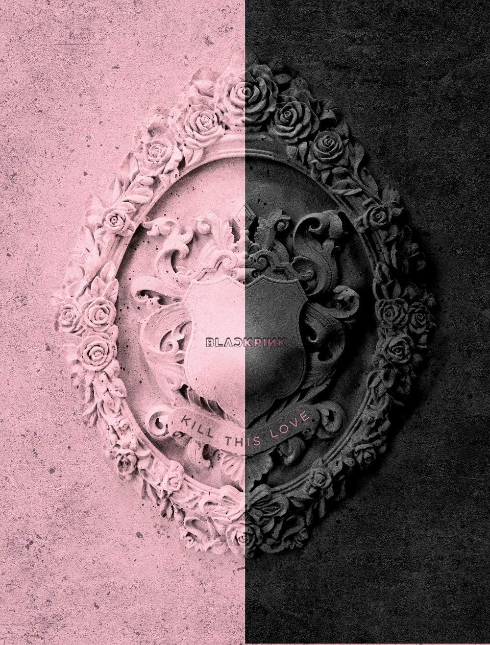 YG Blackpink,Kill This Love [Pink + Black Ver] Set (2. Mini-Album), 2 CDs, 2 Fotobücher, 2 Liedbücher, 8 Fotokarten, 2 Poster-Packungen, 1 gefaltetes Poster und doppelseitiges Extra Fotokartenset