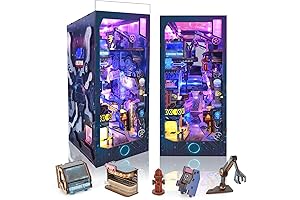 Cyberpunk Book Nook Kit: A Steampunk Escape