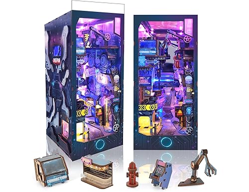 DIY Cyberpunk Book Nook: Enhance Your Bookshelf with a Techie Masterpiece